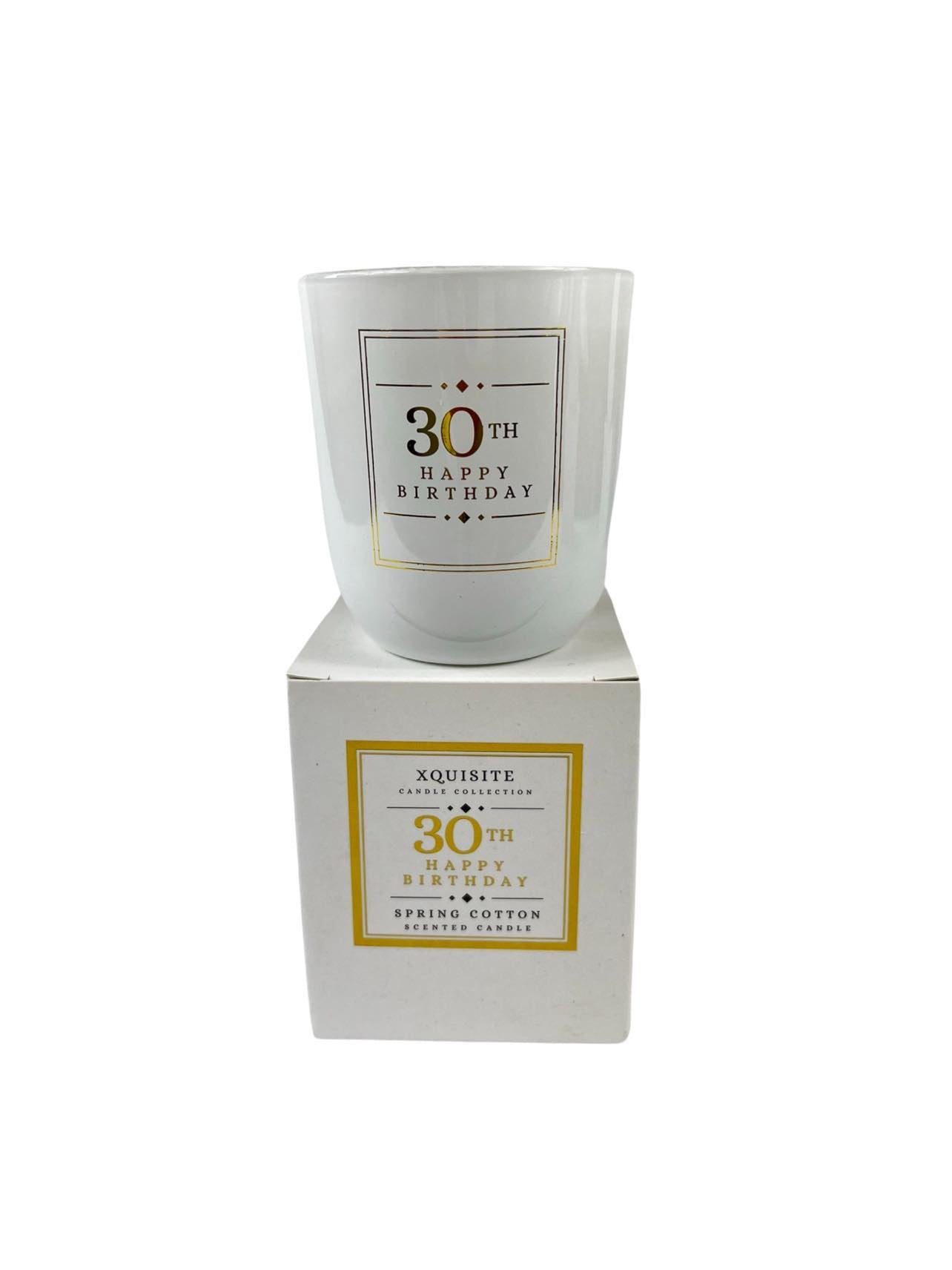 30th Birthday Candle