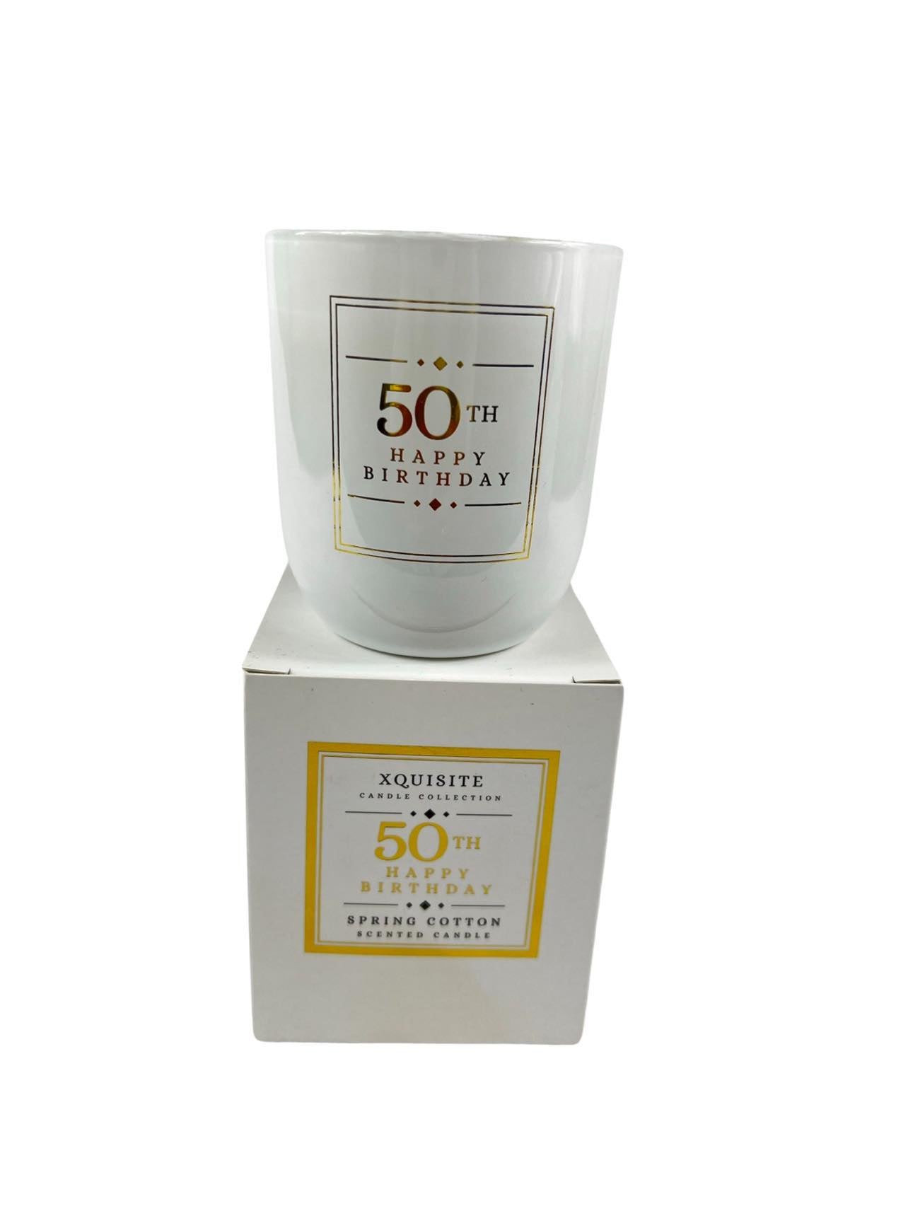 50th Birthday Candle
