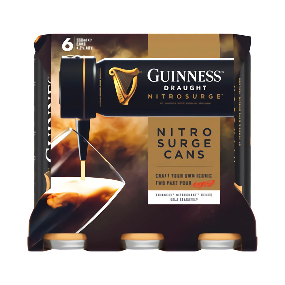 Guinness Draught Nitrosurge 558ml Can 6pk